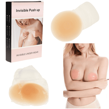 TG63651 Grudnjak bez naramenica s push-up trakom za grudi od silikona