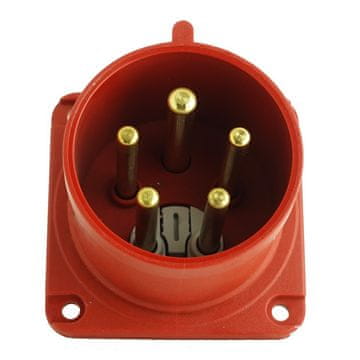 tp electric RAVNI UTIKAČ ZA PLOČU S MJENJAČEM FAZE 5P 32A 400V IP44 ZA RAZVODNU PLOČU