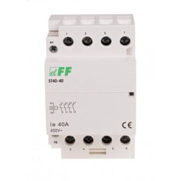 FF MODULARNA UGRADNJA KONTAKTORA 40A 230V 4NO 4NO TIHI ZA DIN ŠINU TH35