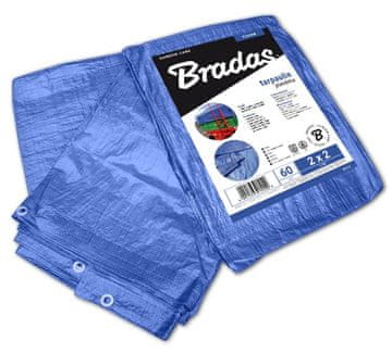 Bradas OJAČANA CERADA ZA NAVLAKU PLAVE 2 X 2 M 60 G/M2 DEBELINA ZAŠTITNA