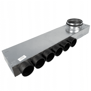 HG Hava RAZVODNA KUTIJA VENTILACIJSKI RAZVODNIK FI 160 ZA 6X CIJEVI FI 75