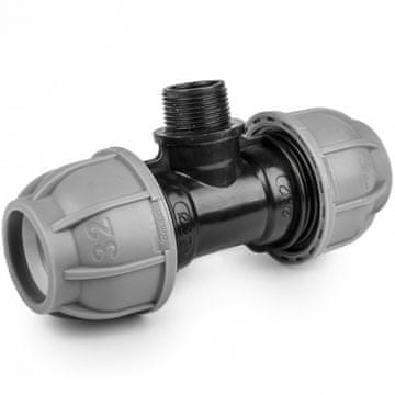Bradas T-spoj za PE cijev 32MM / GZ 1" / 32MM PN10 Priključak za vrtni sustav