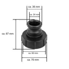 Bradas IBC konektor GW S60x6 Camlock A 1'' 6003