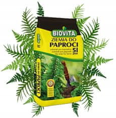 BioVita Fern Soil 5L Višekomponentni supstrat s tresetom i početnim gnojivom