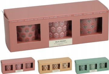 Koopman Mirisne svijeće, set od 3 komada, 45 g svaki, elegantne arome, 10 sati gorenja svaki