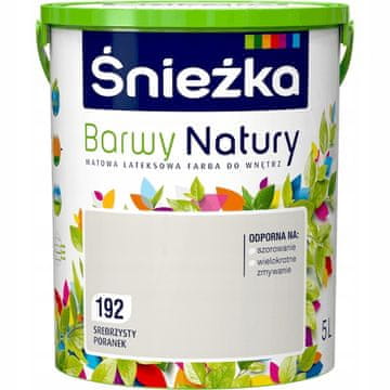 Śnieżka Colors of Nature lateks boja za unutarnju upotrebu Srebrno jutro 5L