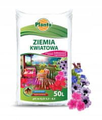 Planta zemlja za balkonsko i vrtno cvijeće pH 5,5-6,5 50L