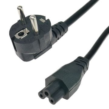 Kabelski kabel za napajanje 230V C5 kutni 3m