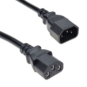 Produktni produžni kabel C13 na C14, ravni, 1,8 m