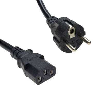 Kabel za napajanje 230V | C13 | ravni | 0,3m