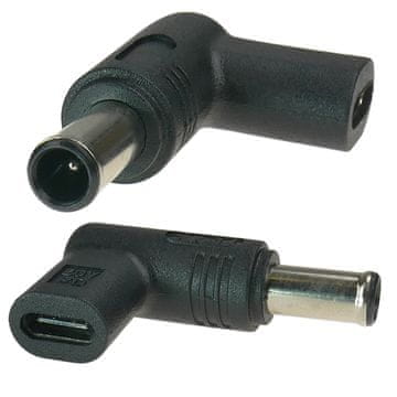 Adapter usb-c za napajanje prijenosnog računala s utičnicom 6,4x4,4mm + pin