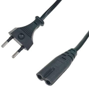 Kabel za napajanje 230V | C7 | ravni | 1,8 m
