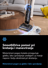 Tineco FLOOR ONE S7 Steam bežični usisavač i parni čistač, iLoop senzor, HyperSteam 140°C, bijeli