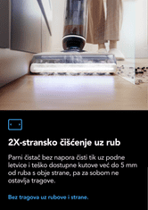 Tineco FLOOR ONE S7 Steam bežični usisavač i parni čistač, iLoop senzor, HyperSteam 140°C, bijeli