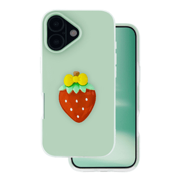 Onasi Tutti Frutti 2v1 silikonska maskica za iPhone 17 - zelen