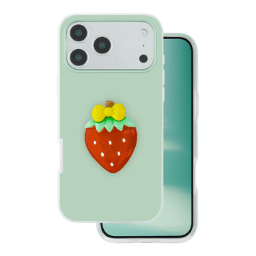 Onasi Tutti Frutti 2v1 silikonska maskica za iPhone 17 Pro Max - zelen