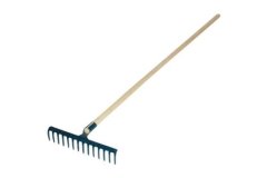 Ostatní Metalne grablje Euro Tools 139542 Metal rake, 14 teeth, with 160 cm handle