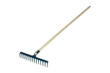 Ostatní Metalne grablje Euro Tools 139543 Metal rake, 16 teeth, with 160 cm handle