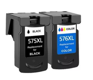 TiskajPoceni Tinta Canon PG-575 XL i CL-576 XL za Canon Pixma TR4750i, TR4751i, TS3550i, TS3551i crna i u boji XL kompatibilna