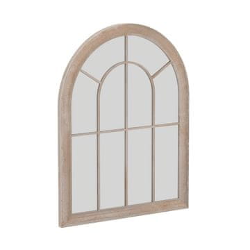Northix Zidno ogledalo u obliku luka s metalnim okvirom 88 cm sivo