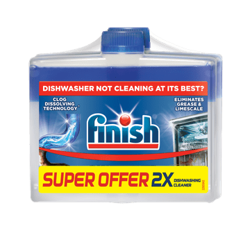 Finish Lemon tekućina za čišćenje perilice posuđa, 2x250ml