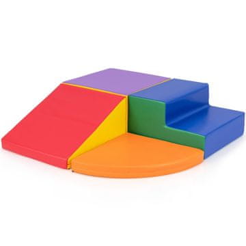 Northix Set pjenastih kockica za igru 4 dijela penjanje i klizanje PU EPE