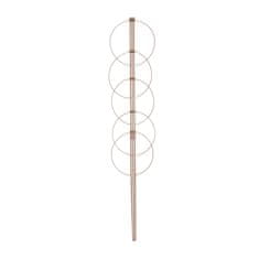 Northix Metalni potporanj za biljke penjačice 150 cm set 2 kom smeđi