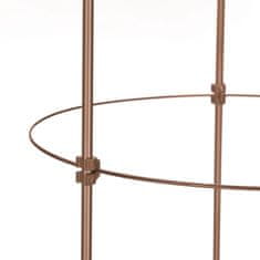 Northix Metalni potporanj za biljke penjačice 150 cm set 2 kom smeđi