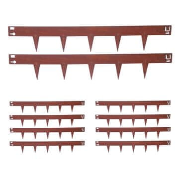 Northix Corten Steel rub travnjaka - Fleksibilni vrtni rub