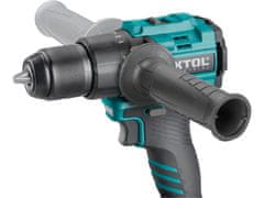 Extol Industrial Akumulatorski odvijač 8791804 s čekićem SHARE20V, 70Nm, BEZ ČETKICA, 2Ah (2×)