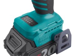 Extol Industrial Akumulatorski odvijač 8791804 s čekićem SHARE20V, 70Nm, BEZ ČETKICA, 2Ah (2×)