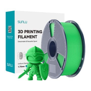 SUNLU Filament PLA+ 1,75 mm 1 kg (zeleni)
