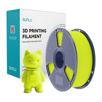 SUNLU Filament PLA mat 1,75 mm 1 kg (svijetlo zelena)