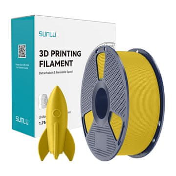 SUNLU Filament PLA High-Speed 1,75 mm 1 kg (žuti)