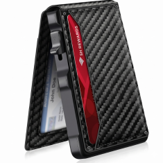 VIVVA® Tanki RFID novčanik za kartice s brzim izbacivanjem, zaštita od skeniranja, kompaktan i izdržljiv | CARDPOP