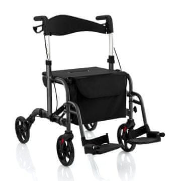 Northix 2u1 lagani rolator invalidska kolica podesiva visina 136 kg