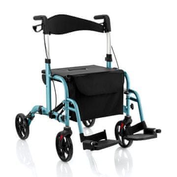 Northix 2u1 lagani rolator invalidska kolica podesiva visina 136 kg