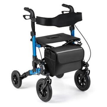 Northix 2u1 rolator invalidska kolica sklopiva 136 kg transportna stolica