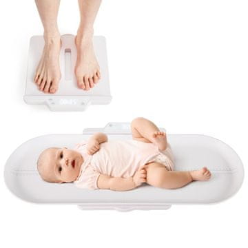 Northix Digitalna vaga za bebe s odvojivim pladnjem, omogućena putem aplikacije