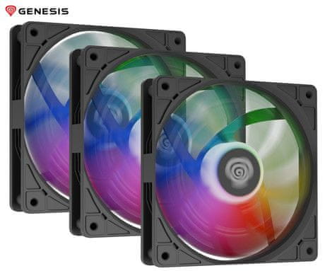 Genesis Oxal 120 ARGB 3-Pack ventilatori