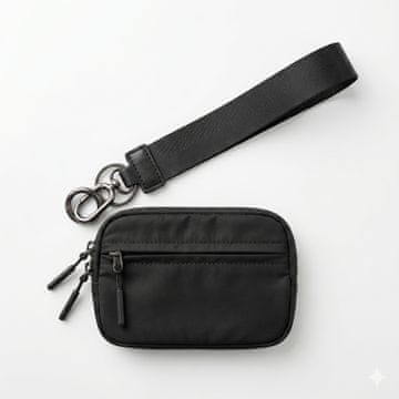 VIVVA® Kompaktni novčanik s patentnim zatvaračem 14x9 cm, tanak organizator s 3 džepa i prozirnim pretincem | WALLEO