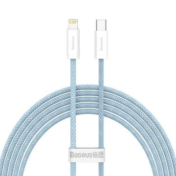 BASEUS Kabel za punjenje i prijenos podataka Dynamic Series, USB-C na Lightning, 20W, 2 m, plavi (CALD000103)