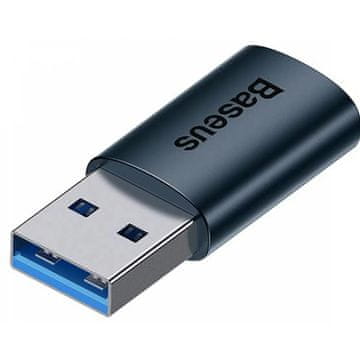 BASEUS Ingenuity Mini OTG adapter, USB-C na USB-A, 10 Gbps, crni (ZJJQ000103)