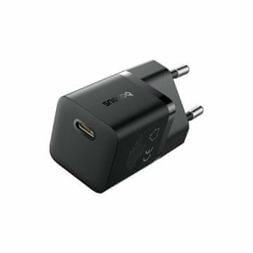 BASEUS GaN5 mini brzi punjač, 25 W, USB-C, crni (P10110909113-00)