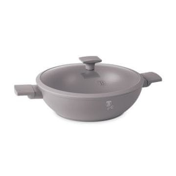 Berlingerhaus Wok tava s poklopcem BH-8095, 30 cm, Taupe Collection
