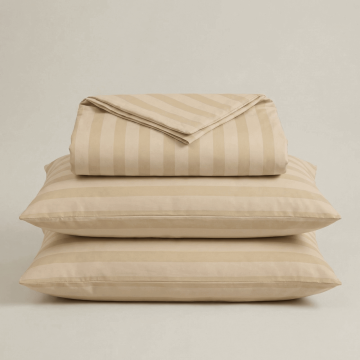 Svilanit Isabella Beige posteljnina, 140x200/50x70cm