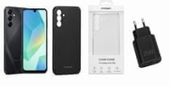 Samsung Galaxy A16 pametni telefon, 4G, 128 GB, Black + zaštitno staklo + maskica + punjač od 25 W (SM-A165FZKBEUE - 2)