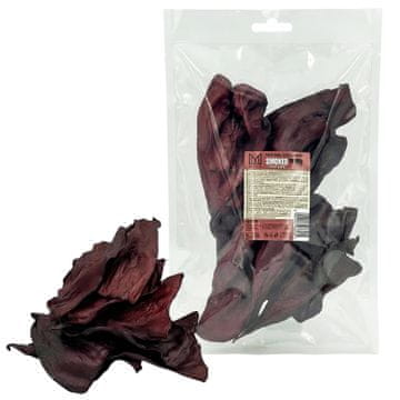 Mersjo Mersjo dimljene goveđe uši 100% prirodna poslastica za pse 150g 10 kom