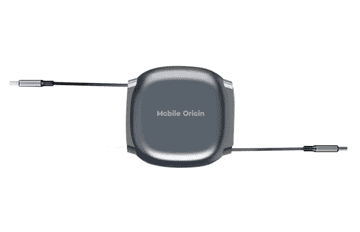 Mobile-origin CB7 USB-C na USB-C kabel, podesiva duljina, svemirsko siva (MO-CB7-SPG)