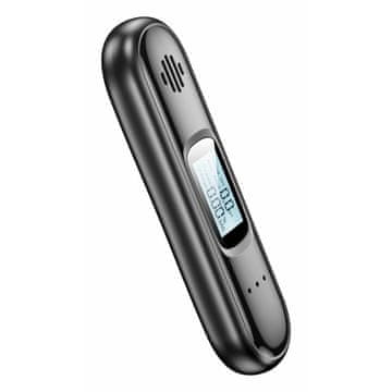 CellularLine digitalni alkotest, LCD zaslon, USB-C punjenje, crna boja (ALCOLTESTK)